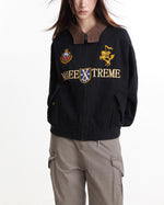 vintage street embroidered jacket