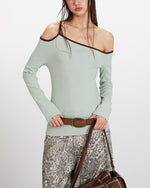 오프숄더 긴팔 상의 (여성용)