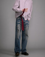 復古休閑百搭長褲