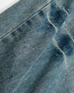 復古個性牛仔長褲