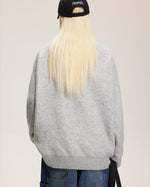 復古學院風毛衣外套