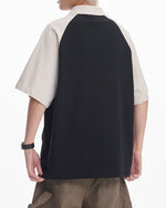 컬러블록 폴로 반팔