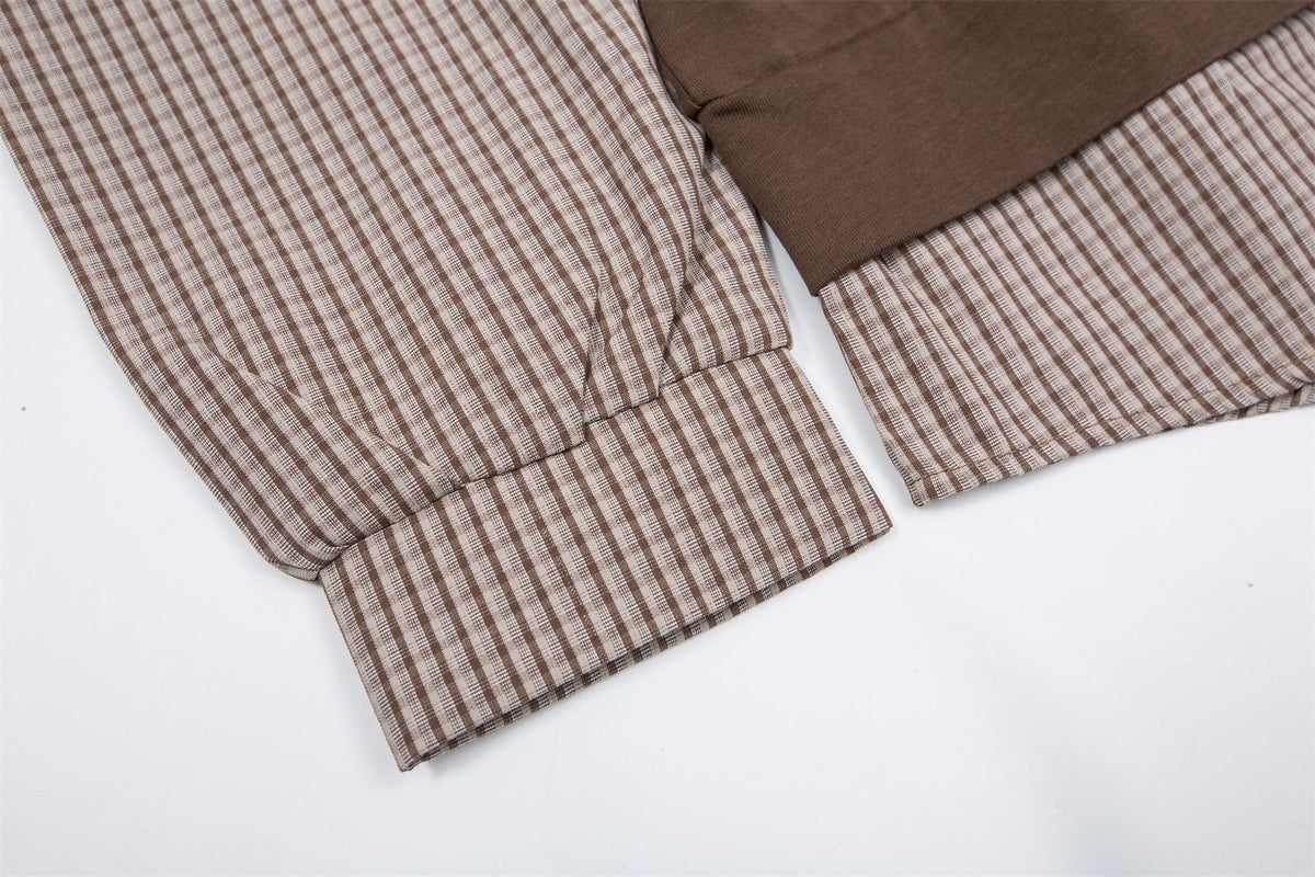 學院風假兩件長袖