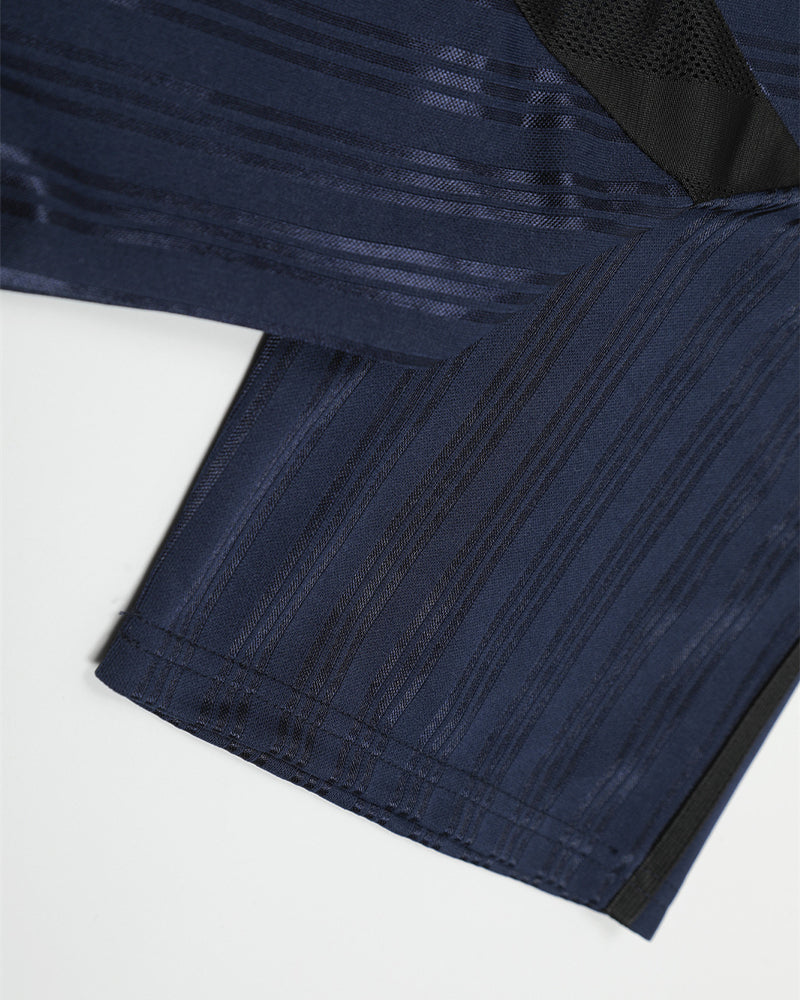 레트로 콘트라스트 반소매