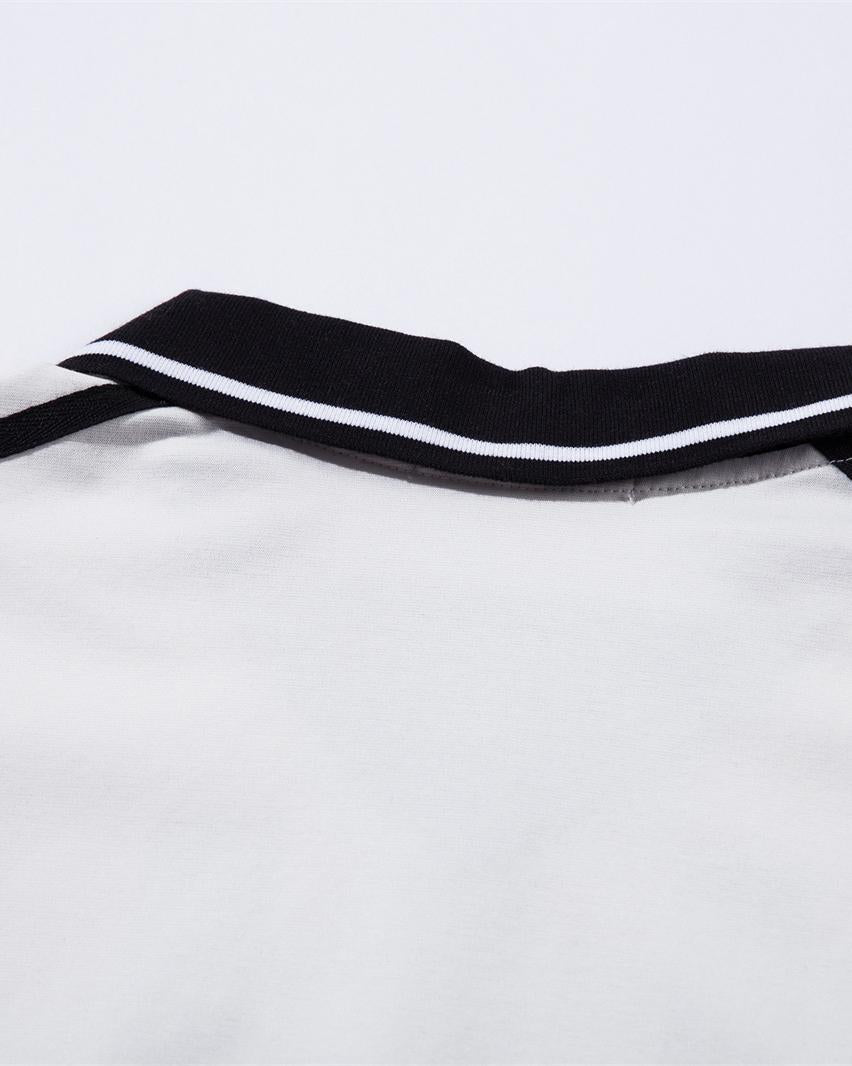 레트로 스트라이프 레터 반팔