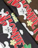 Cartoon print fake two-piece long sleeves