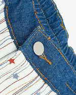 Retro striped casual pants