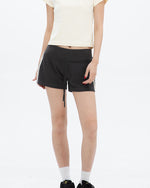 Retro Striped High Waist Shorts