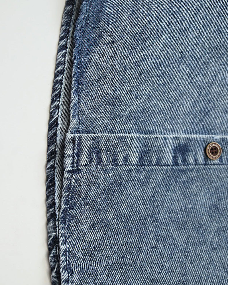 빈티지 패치워크 데님 재킷