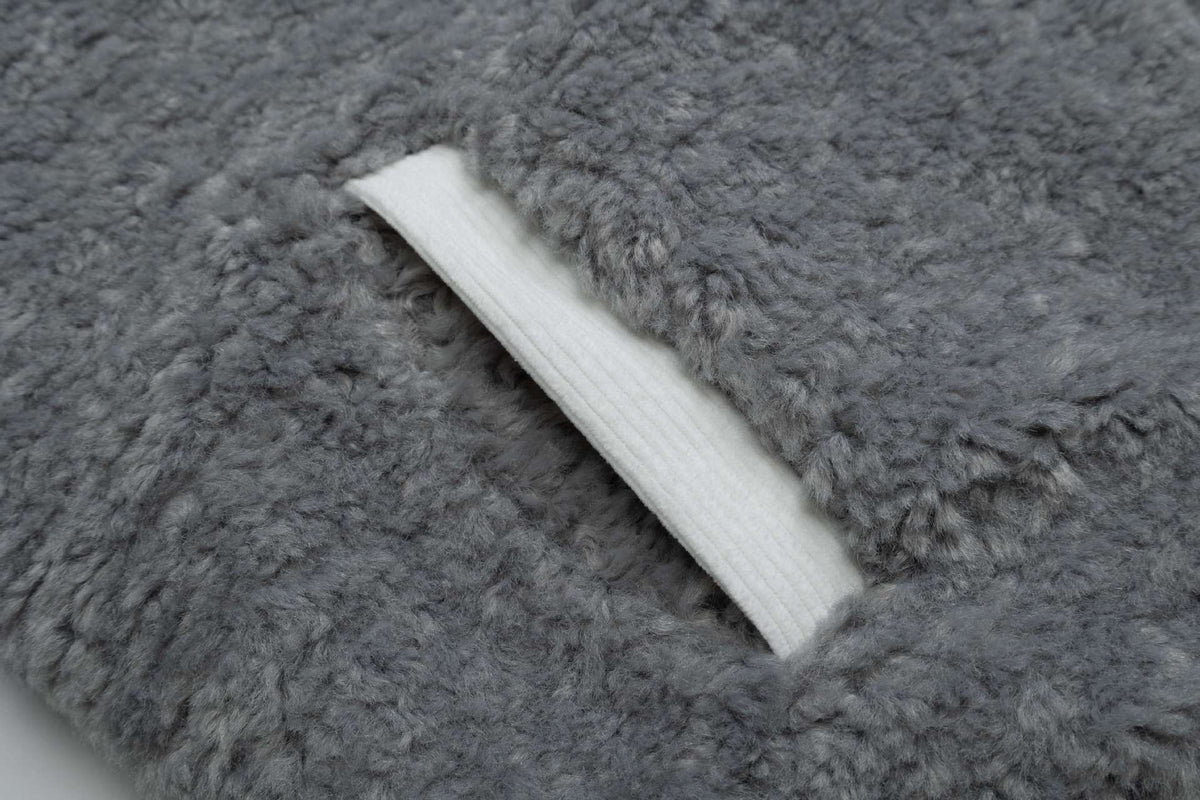 Retro fur patchwork cotton jacket