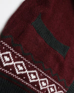 Vintage jacquard cardigan sweater