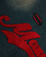 復古撞色牛仔衛衣