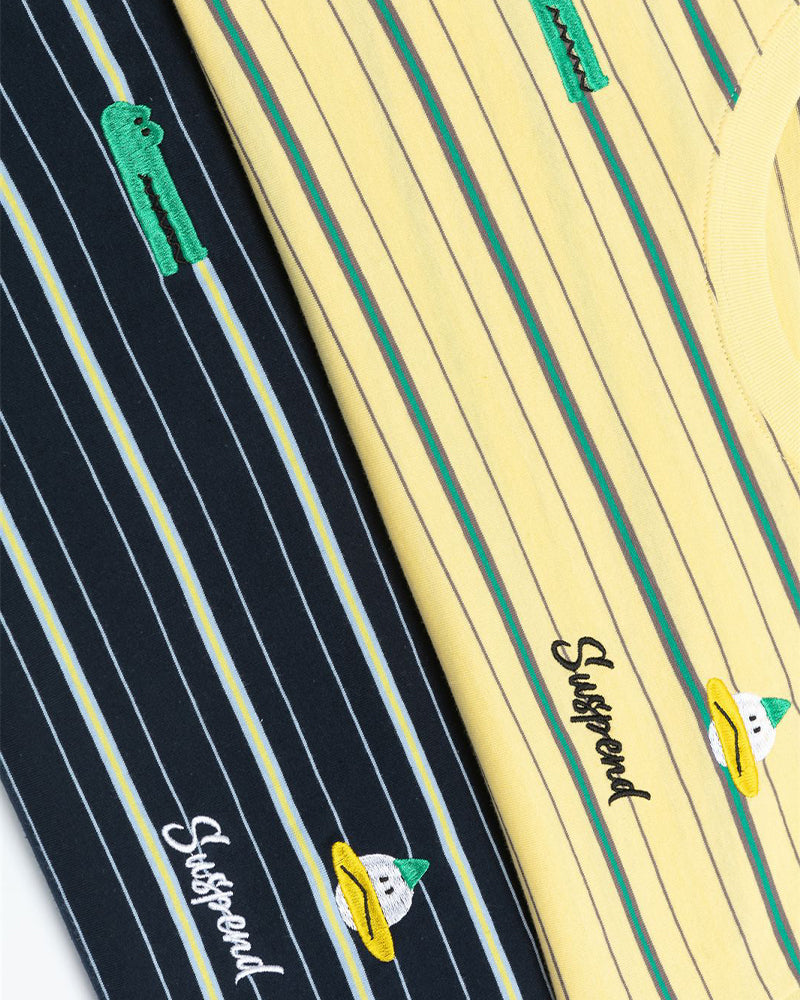 레트로 스트라이프 반팔