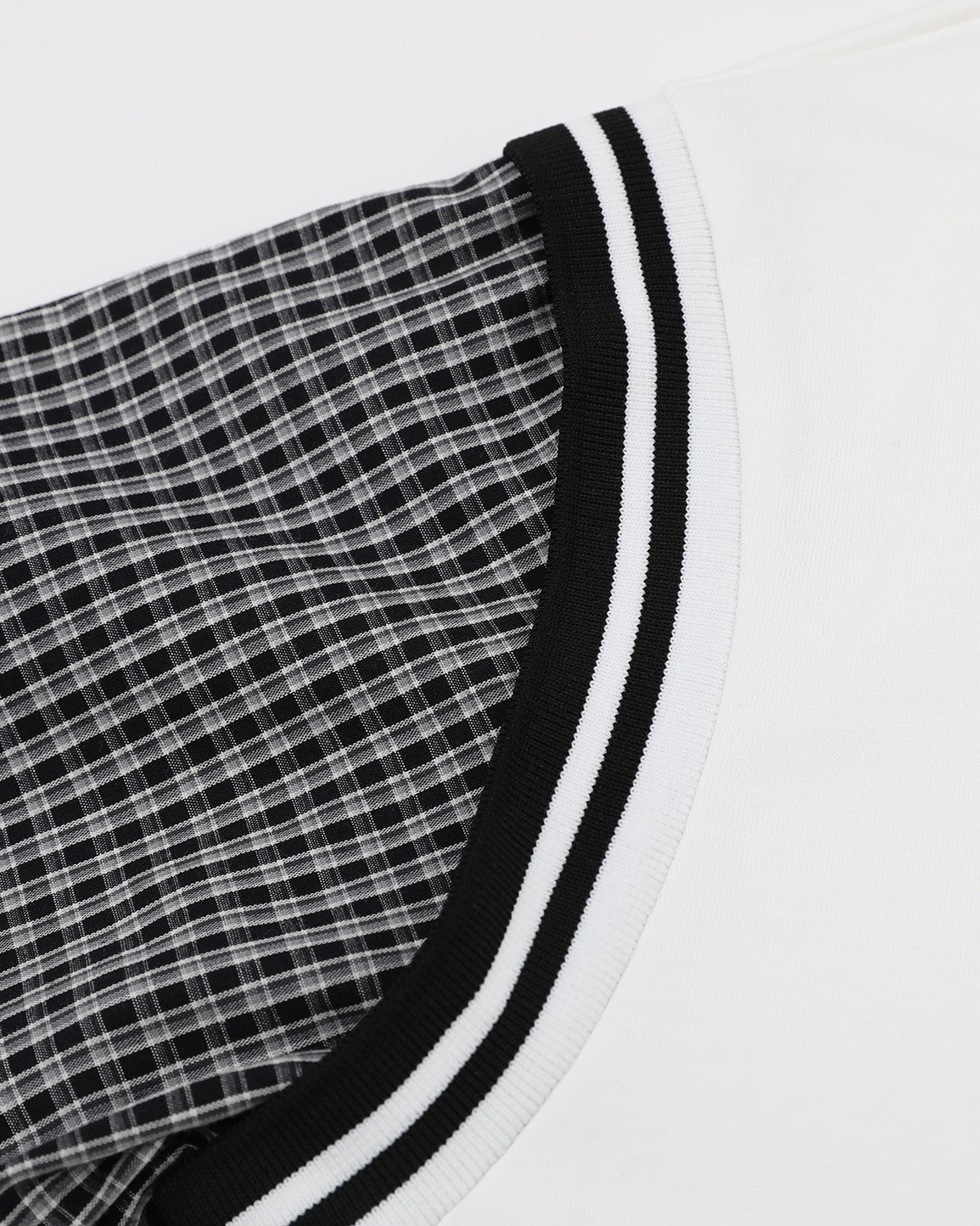 레트로 가짜 투피스 반팔