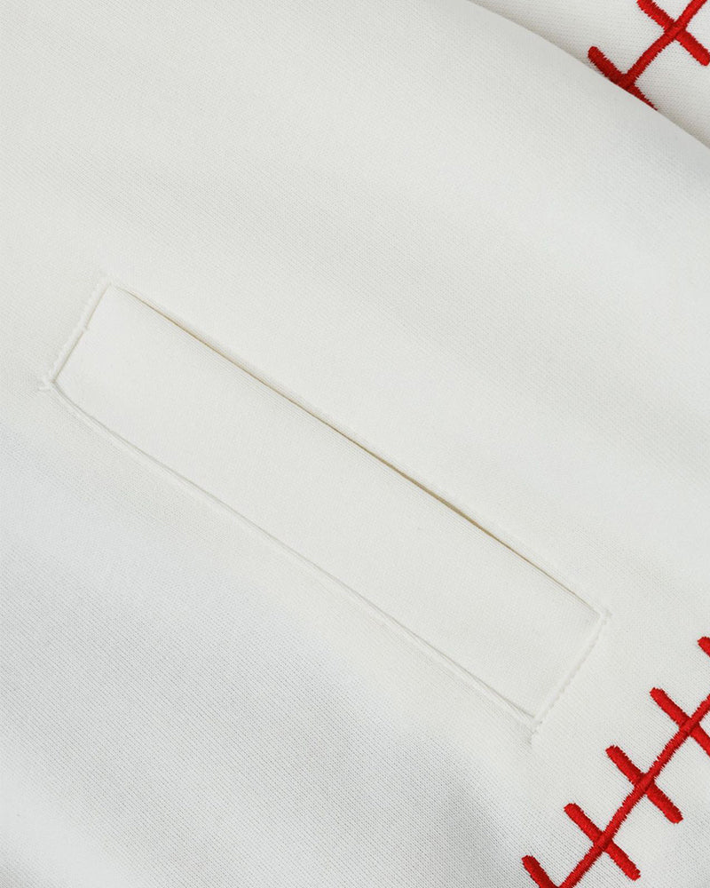 plaid panel hooded jacket