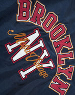 Color-blocked letter sweatshirt