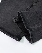 水洗破洞牛仔褲