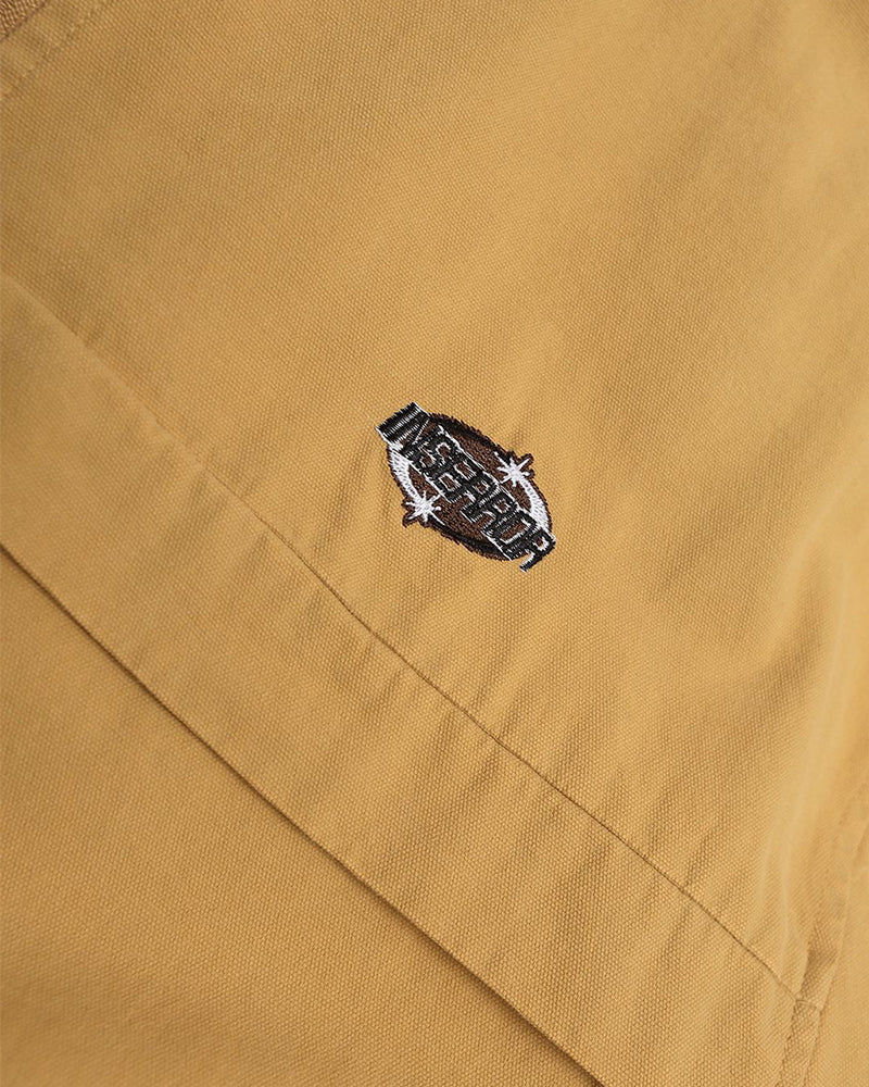 Vintage embroidered hooded jacket