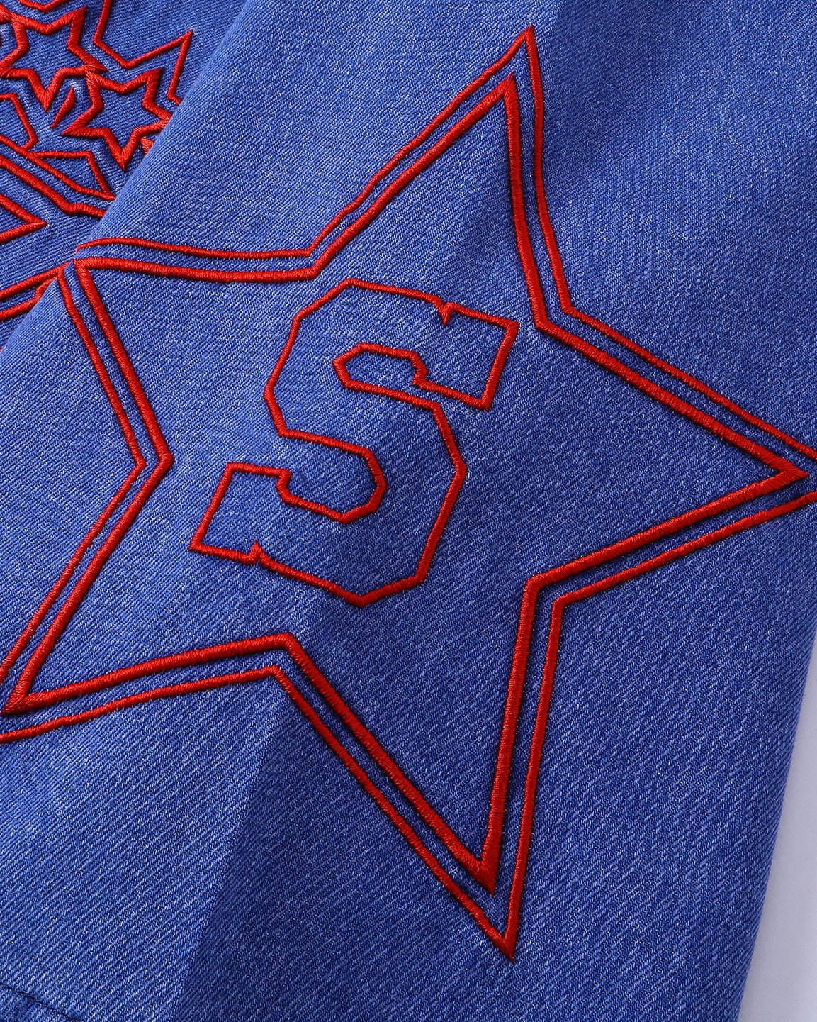 빈티지 워시드 자수 반팔