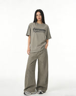 Retro casual trousers