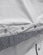 Retro patchwork short-sleeved shirt