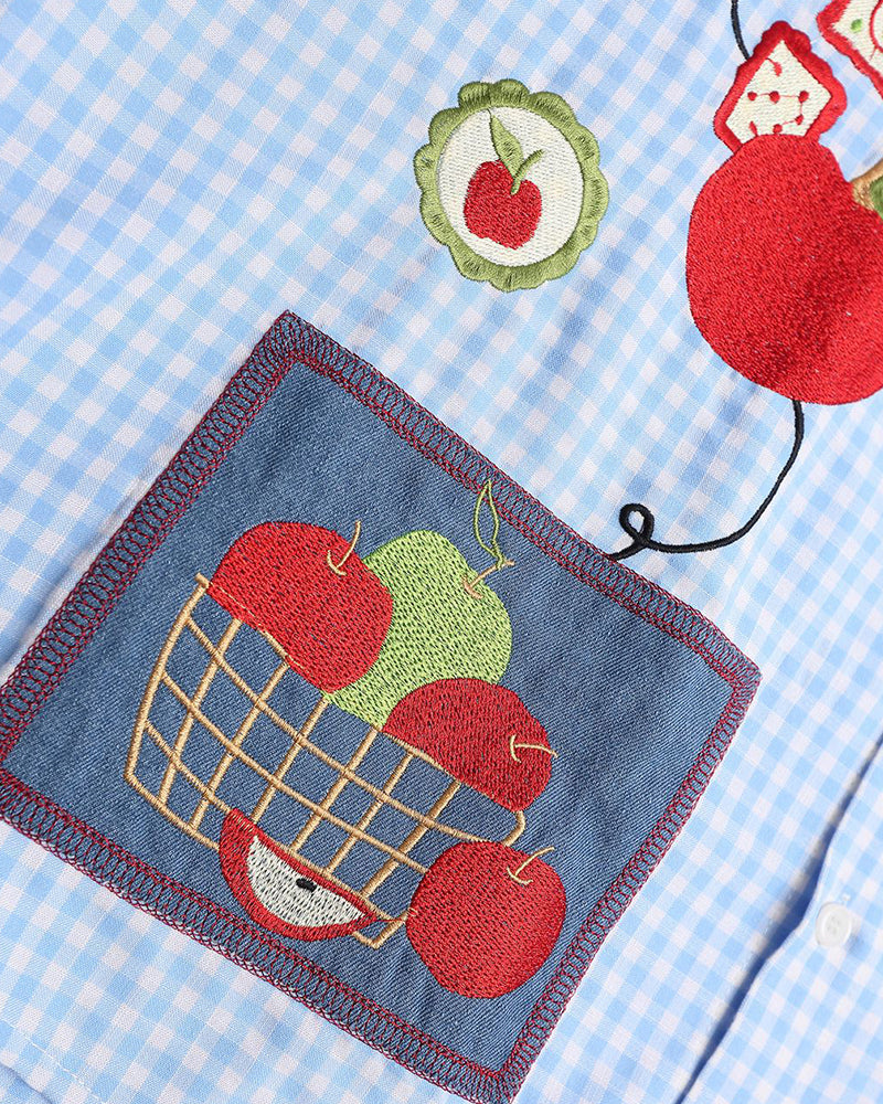 레트로 펀 긴팔 셔츠