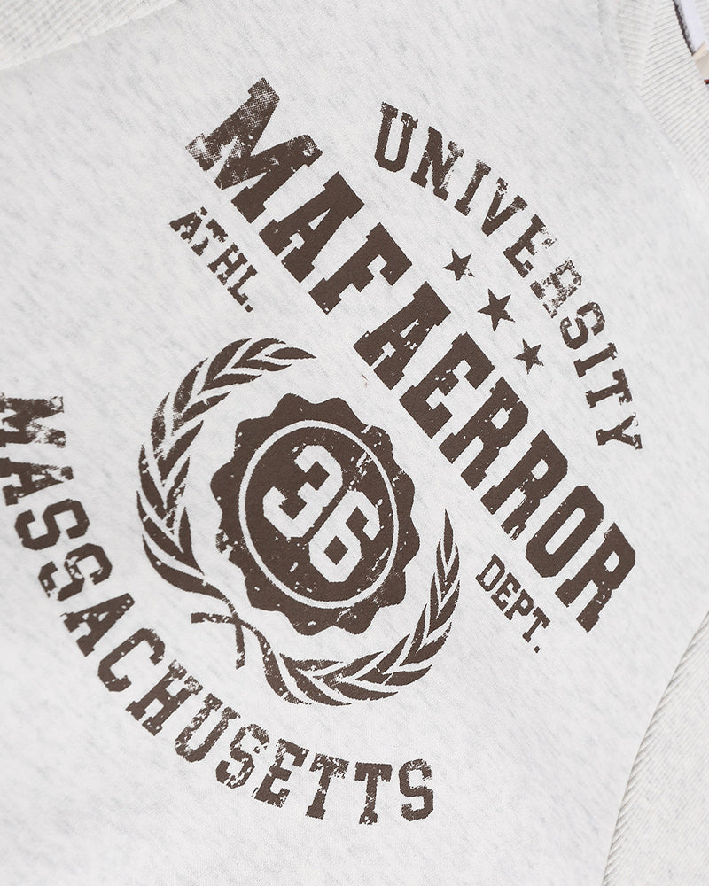 Fake two-piece spliced sweatshirt