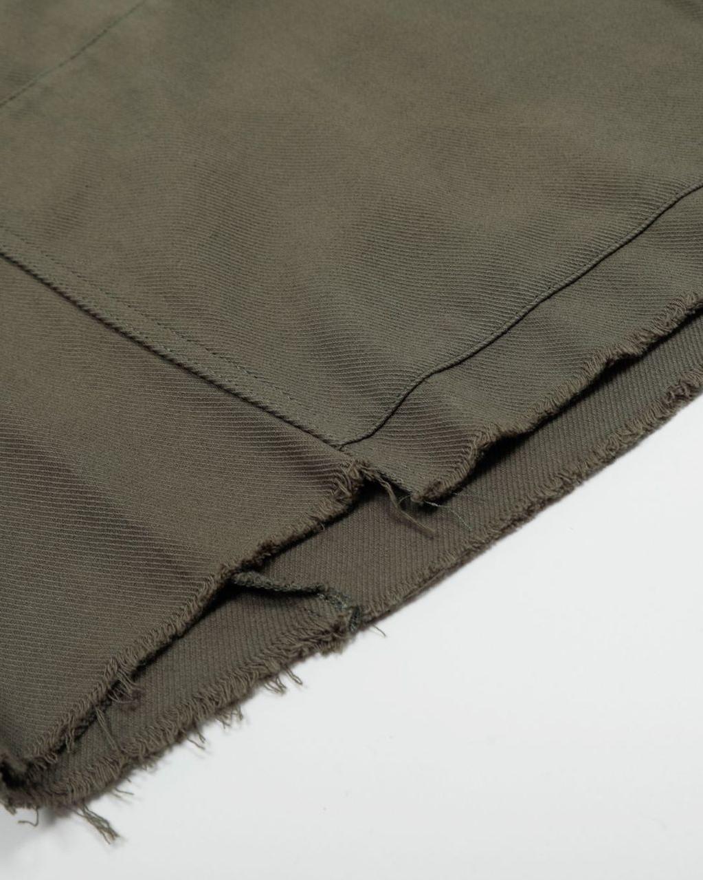 簡約寬鬆七分短褲