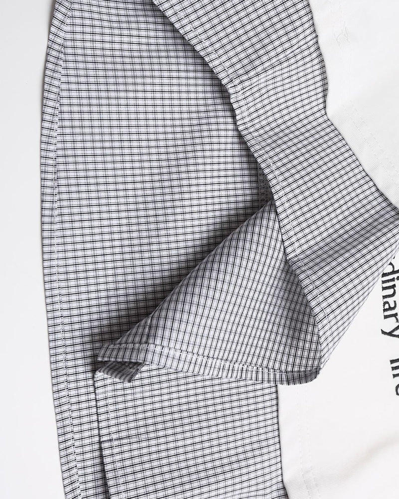 Spliced fake two-piece long sleeves