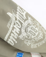 embroidered hooded jacket