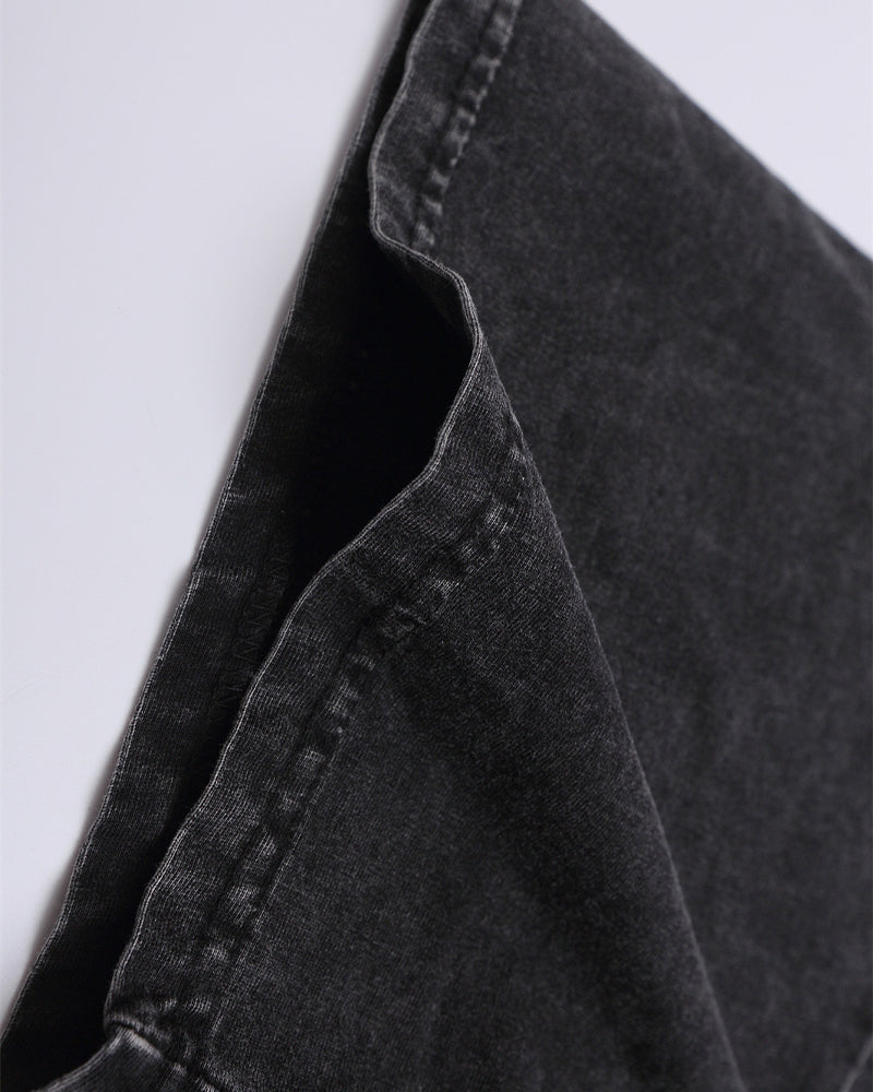 레트로 프린트 캐주얼 반팔