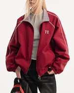 休閑寬鬆情侶外套