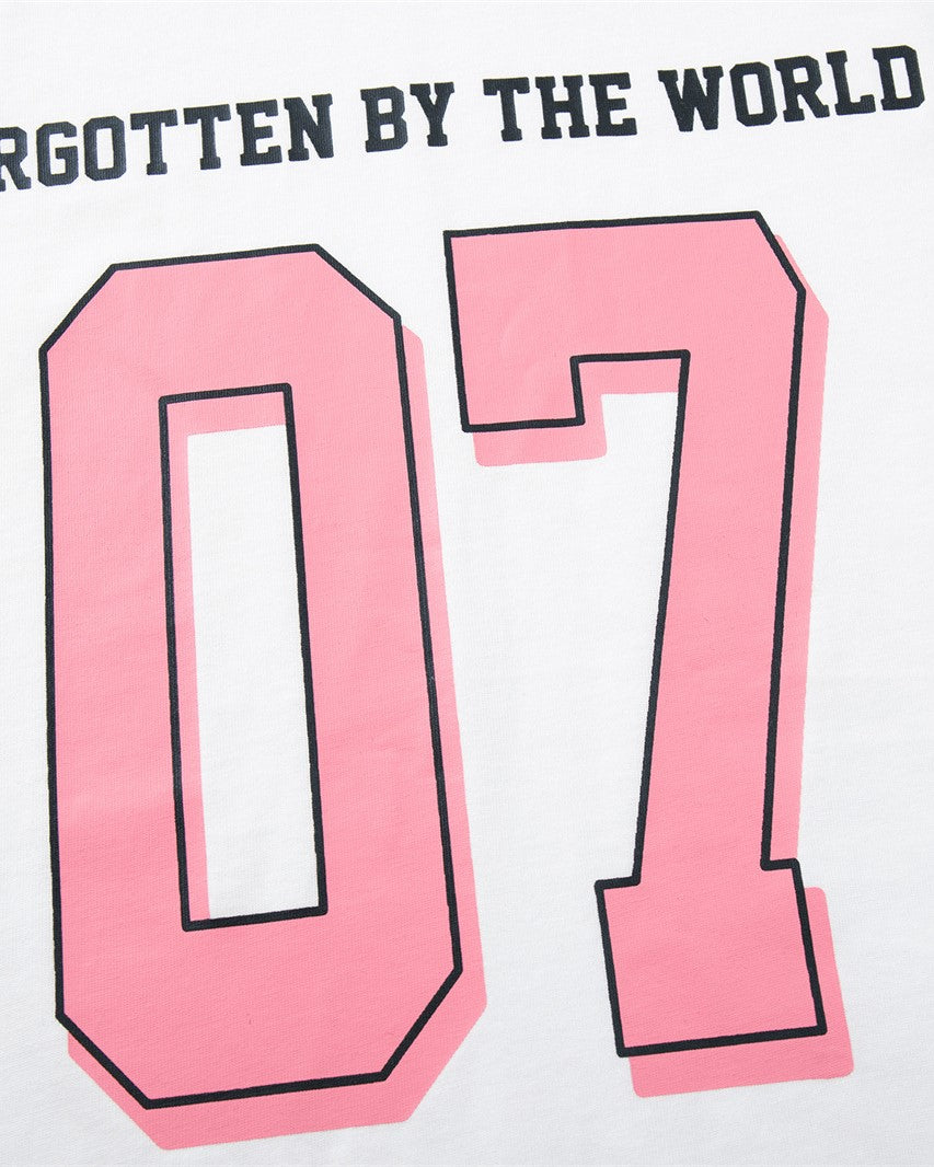 스포츠 스타일 패치워크 반팔