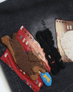 Embroidered Puppy Shorts