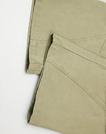 Vintage denim patchwork trousers