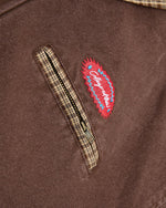 Stitched contrasting color couple's jacket