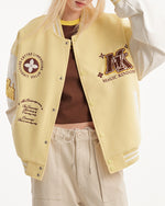 embroidered baseball jacket