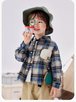 Cute plaid long sleeve shirt