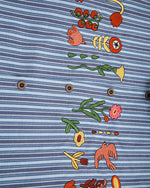 Floral Embroidered Long-Sleeved Shirt