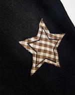 Star patch casual jeans