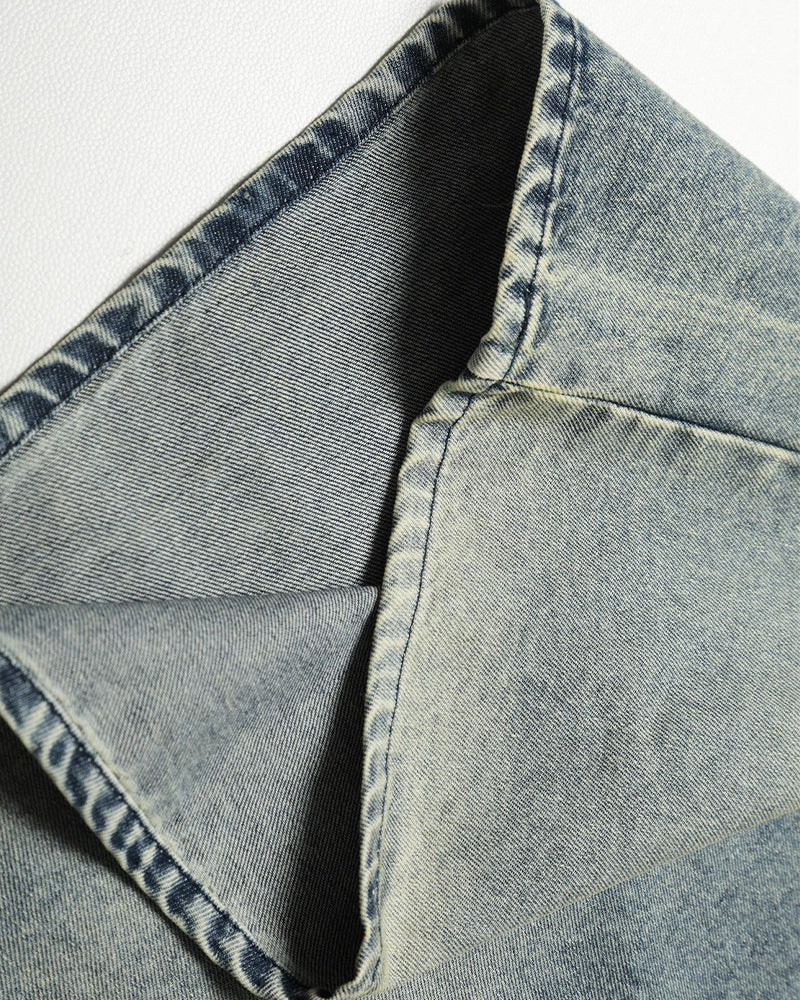 워시드 디스트레스드 반팔