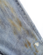 做舊破洞牛仔褲