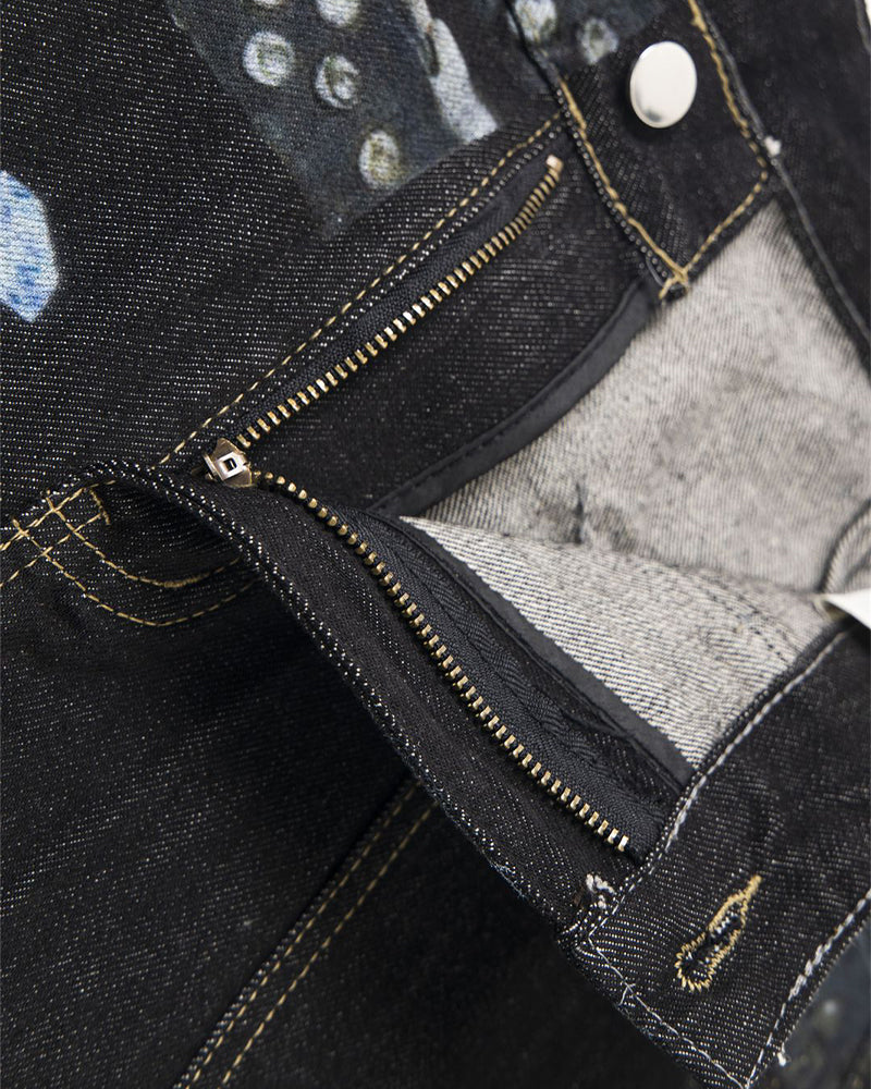 Loose waistband printed shorts