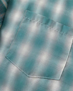 Vintage Plaid Tie Short Sleeve Shirt