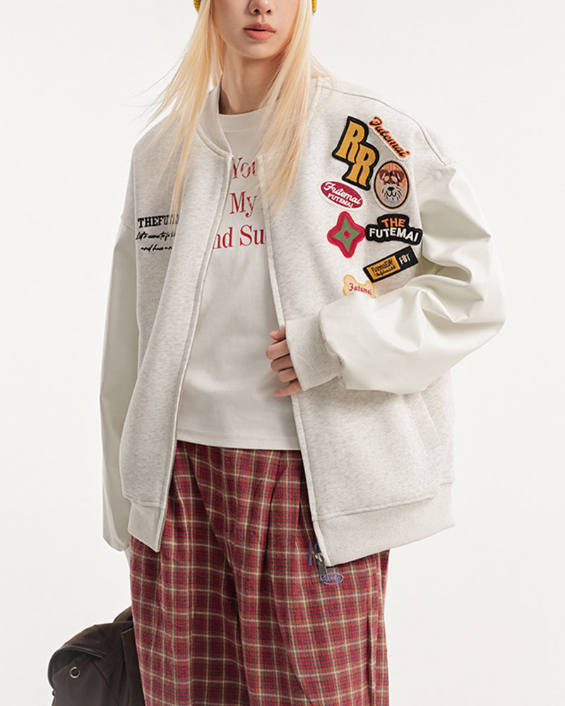 刺綉棒球服外套