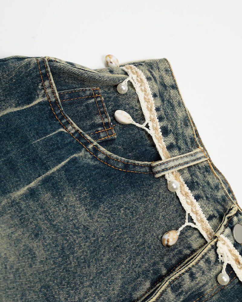 Vintage distressed jeans