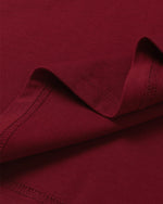 헐렁하고 심플한 짧은 소매