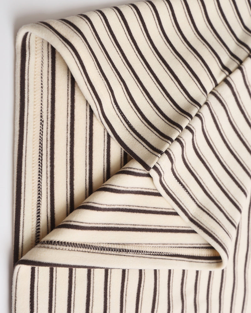 Embroidered striped long sleeves