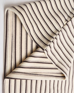 Embroidered striped long sleeves