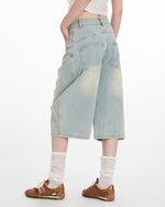 Vintage cropped jeans